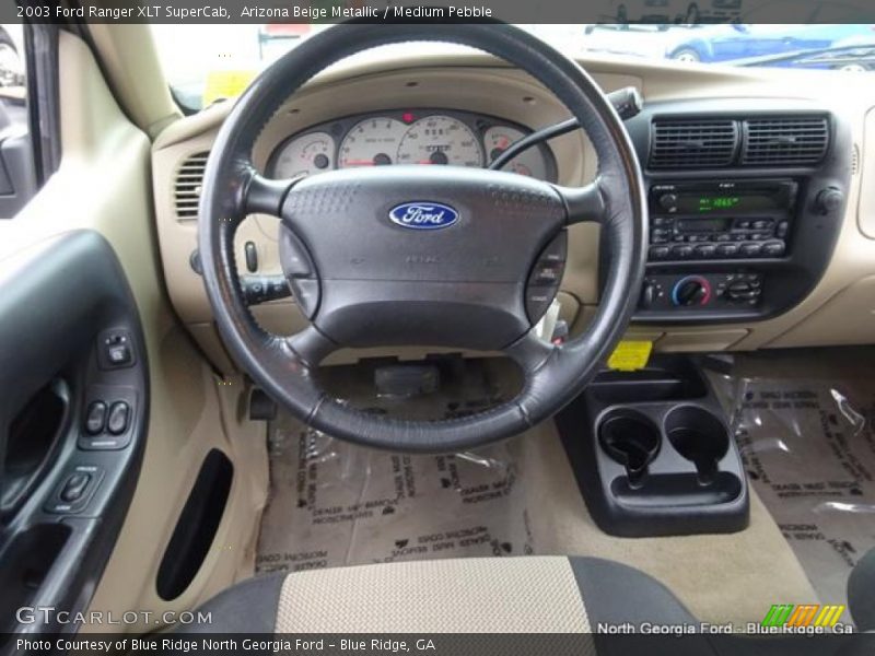 Arizona Beige Metallic / Medium Pebble 2003 Ford Ranger XLT SuperCab