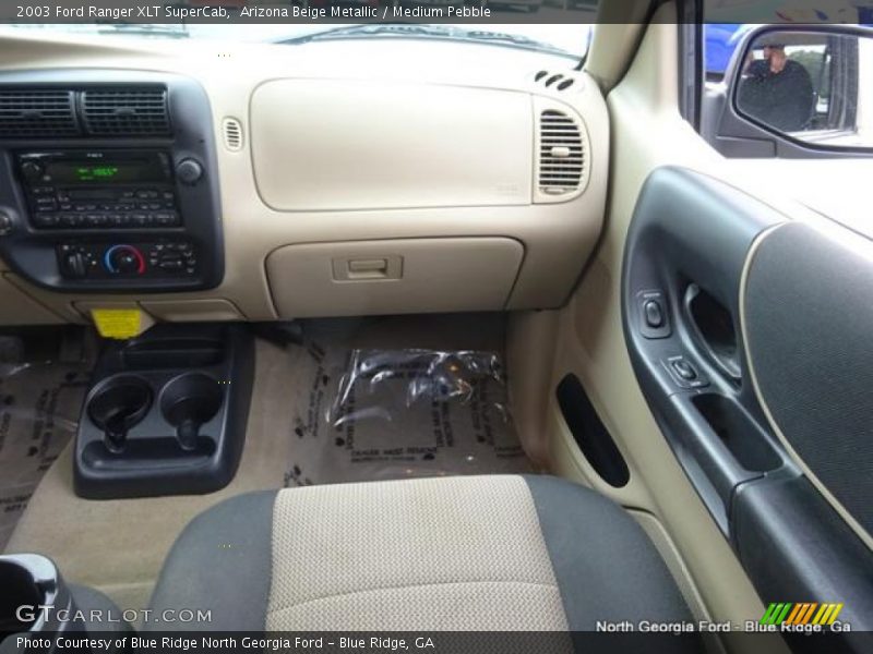 Arizona Beige Metallic / Medium Pebble 2003 Ford Ranger XLT SuperCab