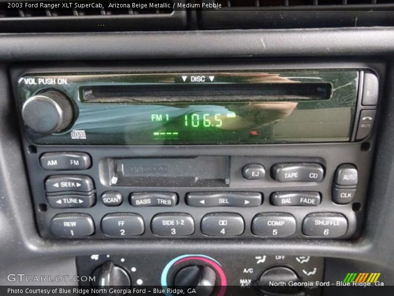 Arizona Beige Metallic / Medium Pebble 2003 Ford Ranger XLT SuperCab
