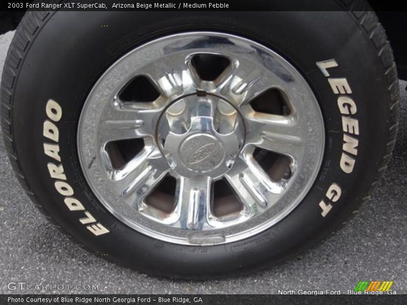 Arizona Beige Metallic / Medium Pebble 2003 Ford Ranger XLT SuperCab