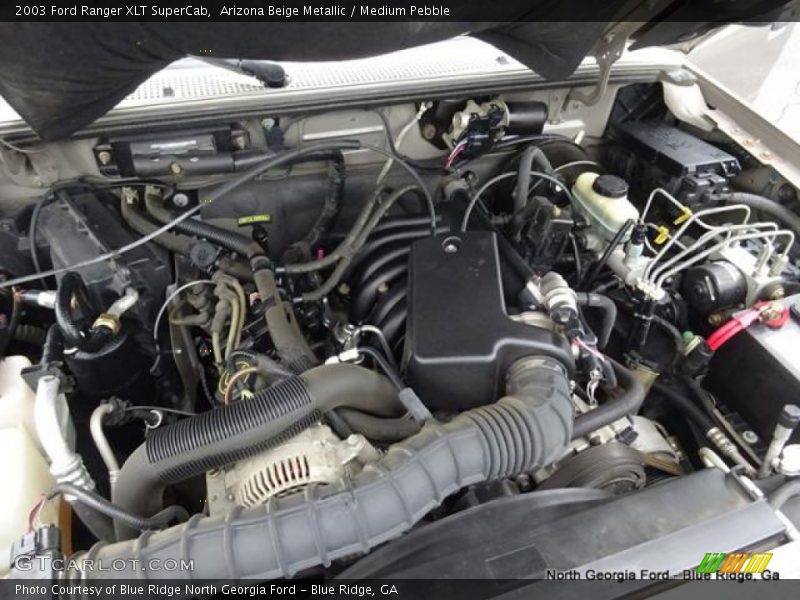 Arizona Beige Metallic / Medium Pebble 2003 Ford Ranger XLT SuperCab