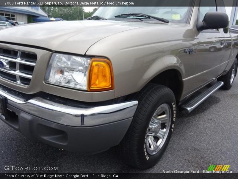 Arizona Beige Metallic / Medium Pebble 2003 Ford Ranger XLT SuperCab