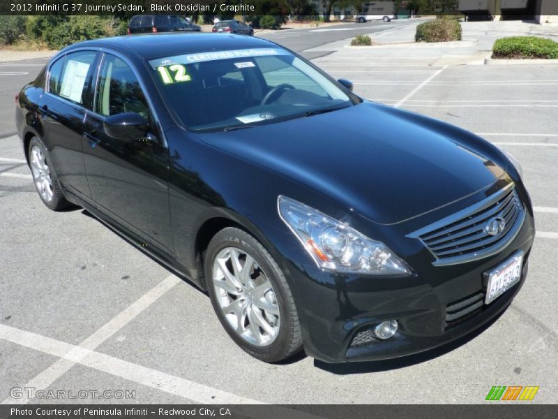 Black Obsidian / Graphite 2012 Infiniti G 37 Journey Sedan
