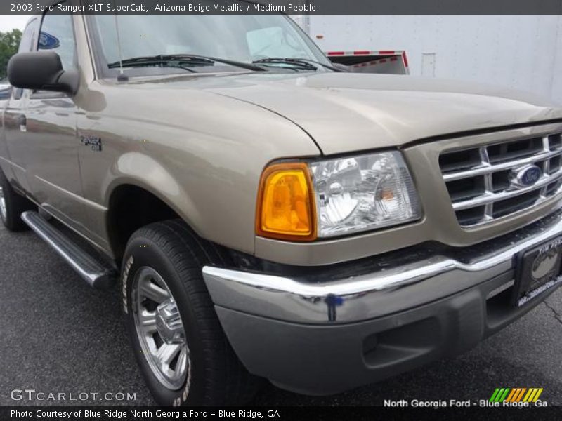 Arizona Beige Metallic / Medium Pebble 2003 Ford Ranger XLT SuperCab
