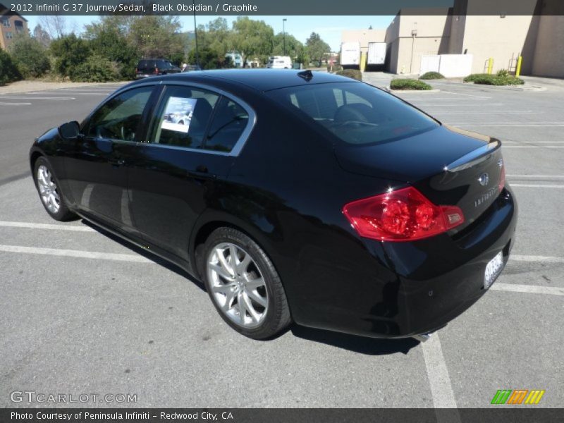 Black Obsidian / Graphite 2012 Infiniti G 37 Journey Sedan