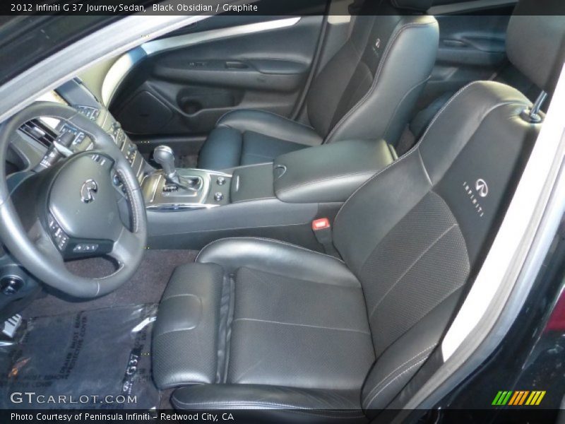 Black Obsidian / Graphite 2012 Infiniti G 37 Journey Sedan