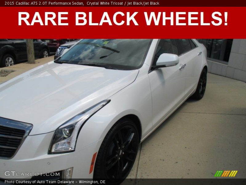 Crystal White Tricoat / Jet Black/Jet Black 2015 Cadillac ATS 2.0T Performance Sedan