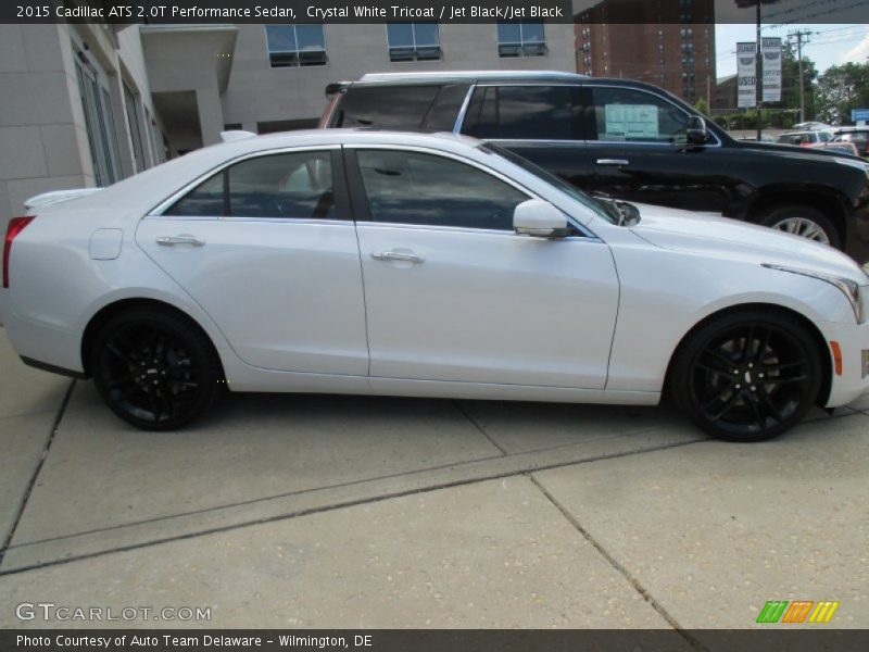 Crystal White Tricoat / Jet Black/Jet Black 2015 Cadillac ATS 2.0T Performance Sedan