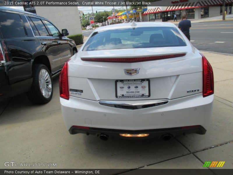 Crystal White Tricoat / Jet Black/Jet Black 2015 Cadillac ATS 2.0T Performance Sedan