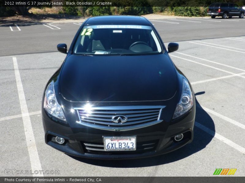 Black Obsidian / Graphite 2012 Infiniti G 37 Journey Sedan