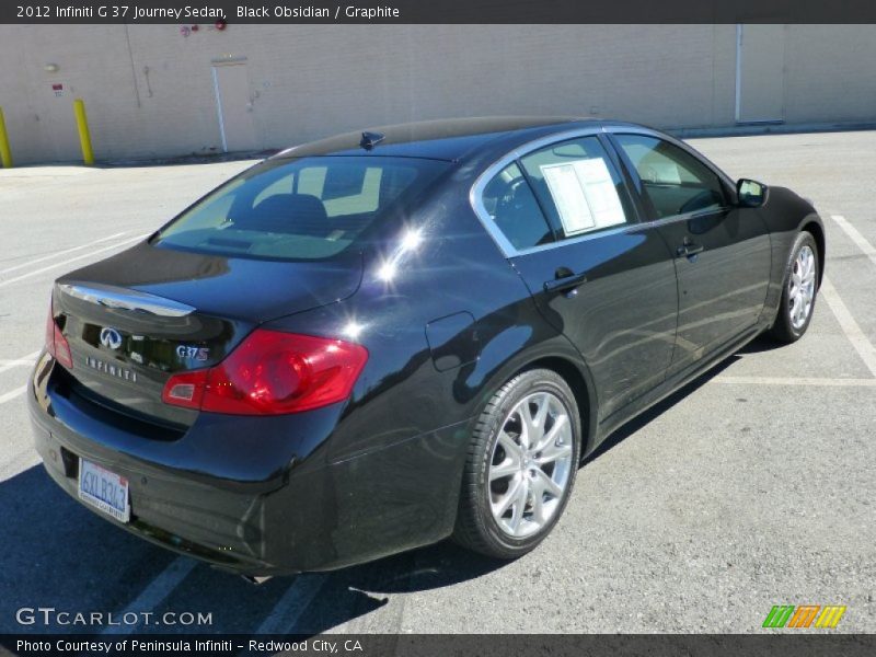 Black Obsidian / Graphite 2012 Infiniti G 37 Journey Sedan