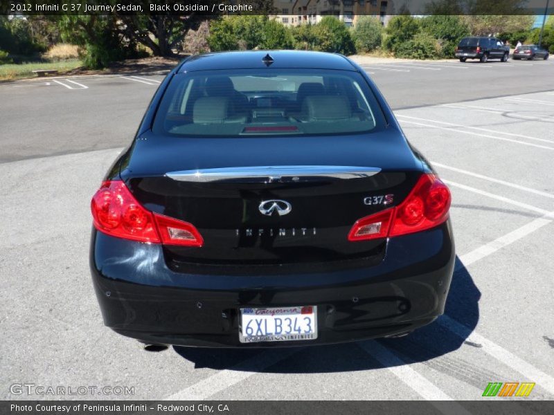 Black Obsidian / Graphite 2012 Infiniti G 37 Journey Sedan