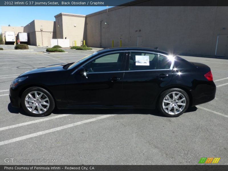 Black Obsidian / Graphite 2012 Infiniti G 37 Journey Sedan