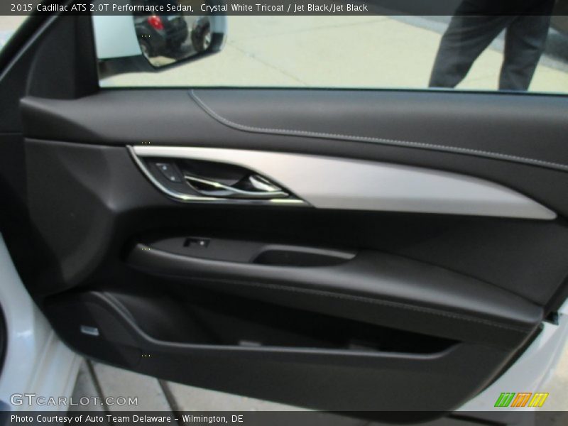 Crystal White Tricoat / Jet Black/Jet Black 2015 Cadillac ATS 2.0T Performance Sedan