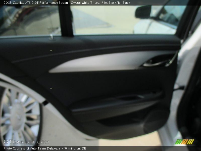 Crystal White Tricoat / Jet Black/Jet Black 2015 Cadillac ATS 2.0T Performance Sedan