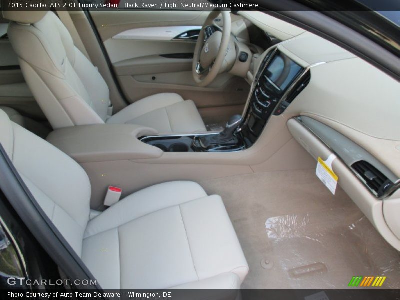 Black Raven / Light Neutral/Medium Cashmere 2015 Cadillac ATS 2.0T Luxury Sedan