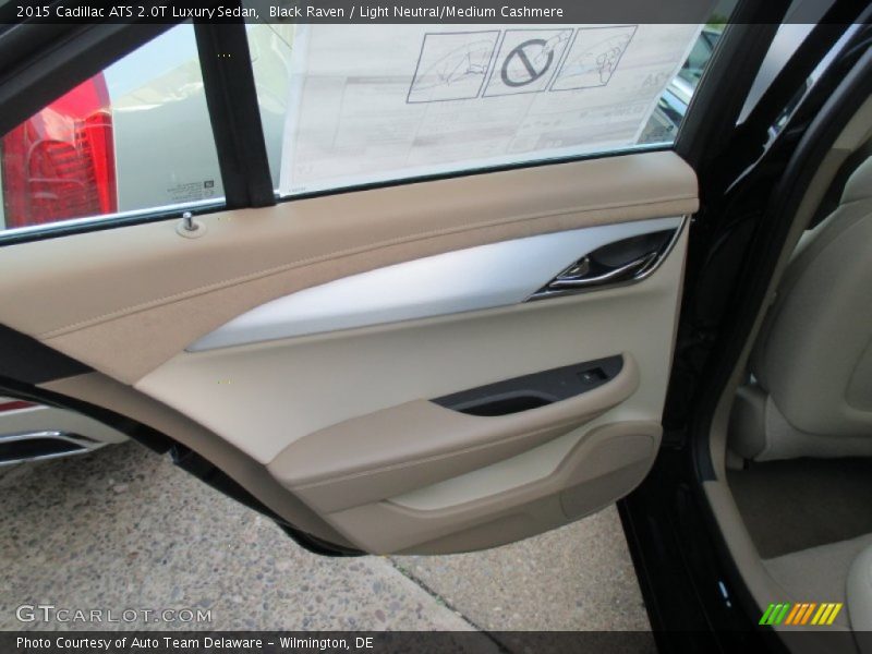 Black Raven / Light Neutral/Medium Cashmere 2015 Cadillac ATS 2.0T Luxury Sedan
