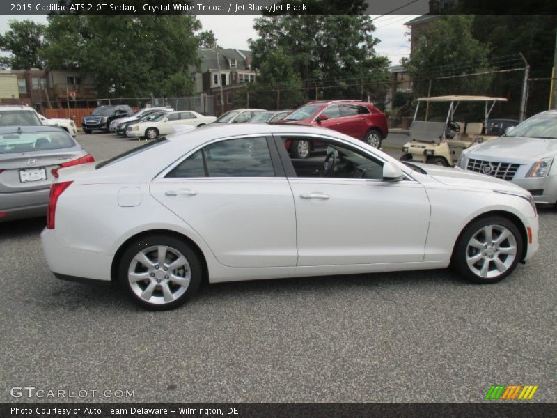 Crystal White Tricoat / Jet Black/Jet Black 2015 Cadillac ATS 2.0T Sedan