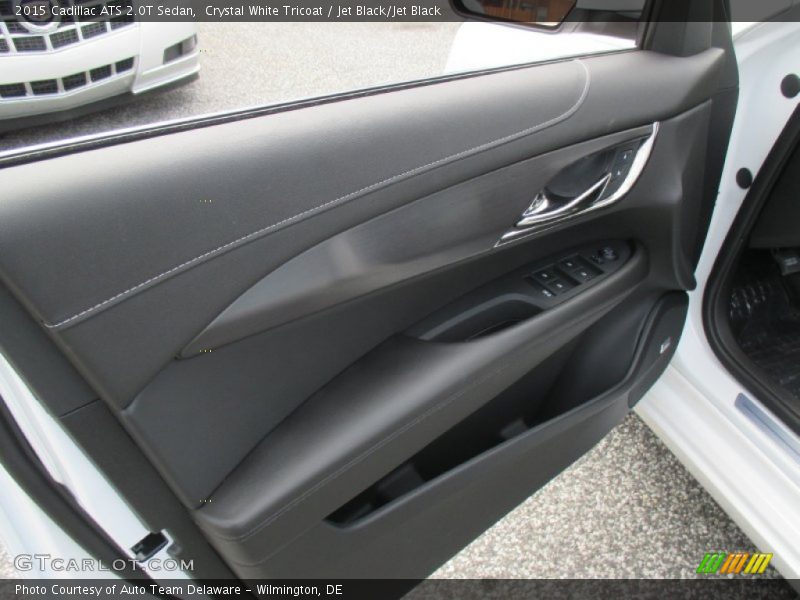 Crystal White Tricoat / Jet Black/Jet Black 2015 Cadillac ATS 2.0T Sedan
