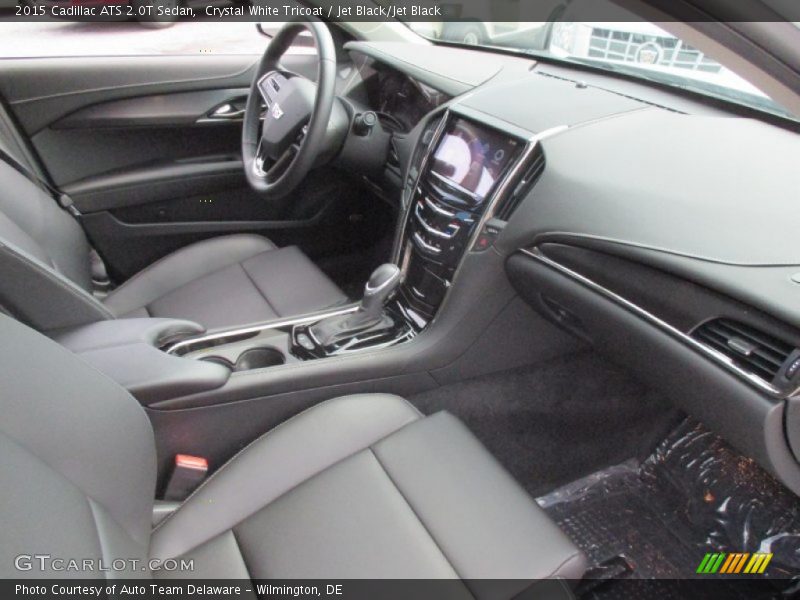 Crystal White Tricoat / Jet Black/Jet Black 2015 Cadillac ATS 2.0T Sedan