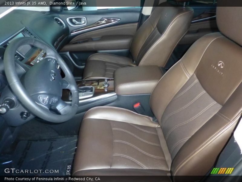 Diamond Slate / Java 2013 Infiniti JX 35 AWD