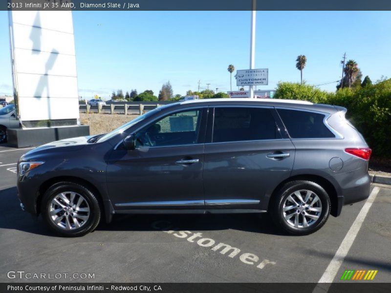 Diamond Slate / Java 2013 Infiniti JX 35 AWD