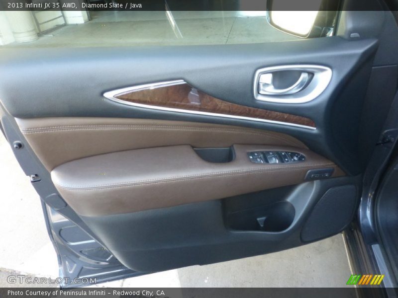 Diamond Slate / Java 2013 Infiniti JX 35 AWD