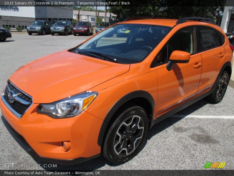 Tangerine Orange Pearl / Black 2015 Subaru XV Crosstrek 2.0i Premium