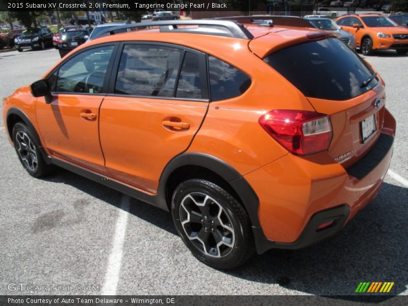 Tangerine Orange Pearl / Black 2015 Subaru XV Crosstrek 2.0i Premium