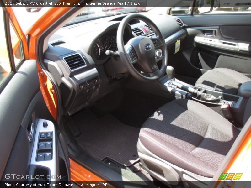 Tangerine Orange Pearl / Black 2015 Subaru XV Crosstrek 2.0i Premium