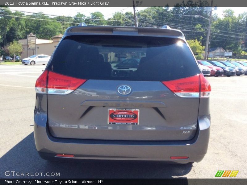 Predawn Gray Mica / Light Gray 2013 Toyota Sienna XLE