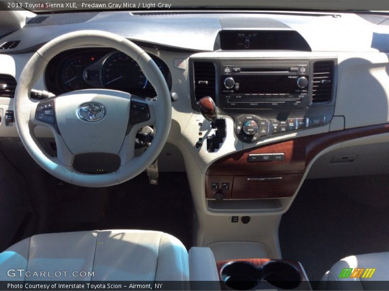 Predawn Gray Mica / Light Gray 2013 Toyota Sienna XLE