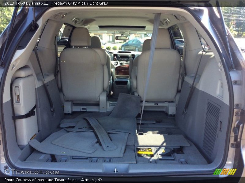 Predawn Gray Mica / Light Gray 2013 Toyota Sienna XLE