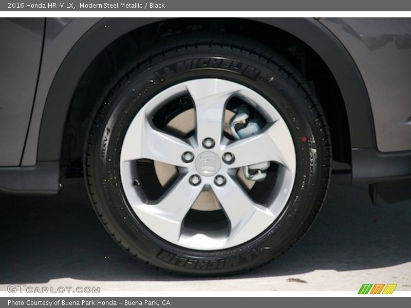 Modern Steel Metallic / Black 2016 Honda HR-V LX