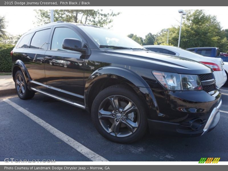 Pitch Black / Black 2015 Dodge Journey Crossroad