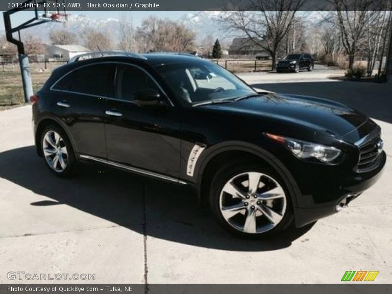 Black Obsidian / Graphite 2012 Infiniti FX 50 S AWD