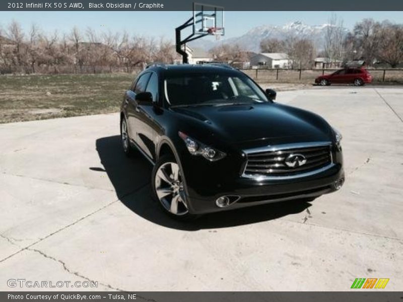 Black Obsidian / Graphite 2012 Infiniti FX 50 S AWD