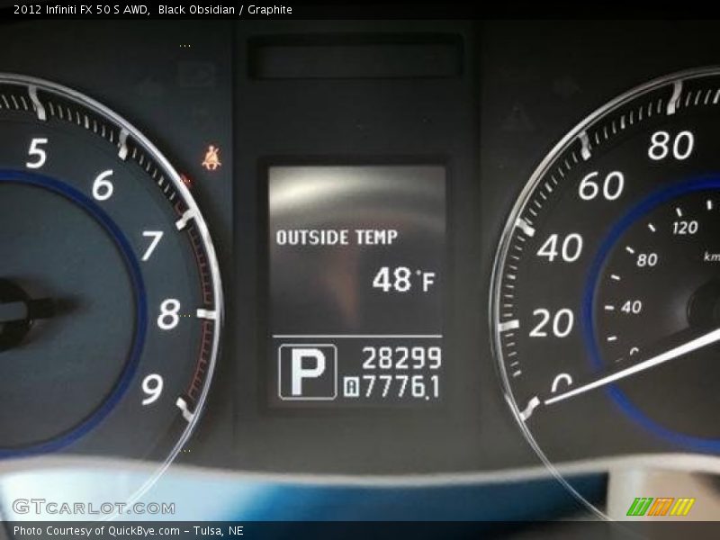 Black Obsidian / Graphite 2012 Infiniti FX 50 S AWD