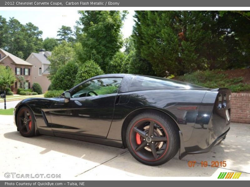 Carbon Flash Metallic / Ebony 2012 Chevrolet Corvette Coupe