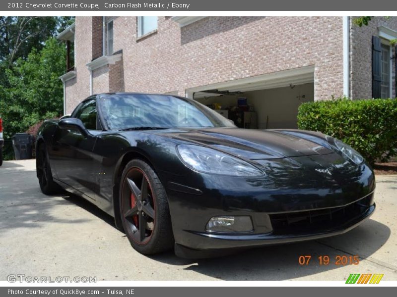 Carbon Flash Metallic / Ebony 2012 Chevrolet Corvette Coupe