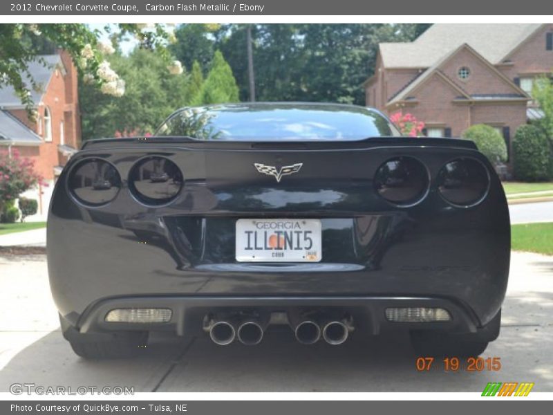 Carbon Flash Metallic / Ebony 2012 Chevrolet Corvette Coupe