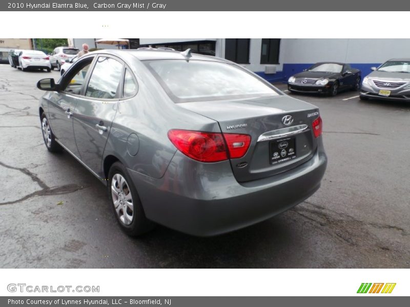 Carbon Gray Mist / Gray 2010 Hyundai Elantra Blue