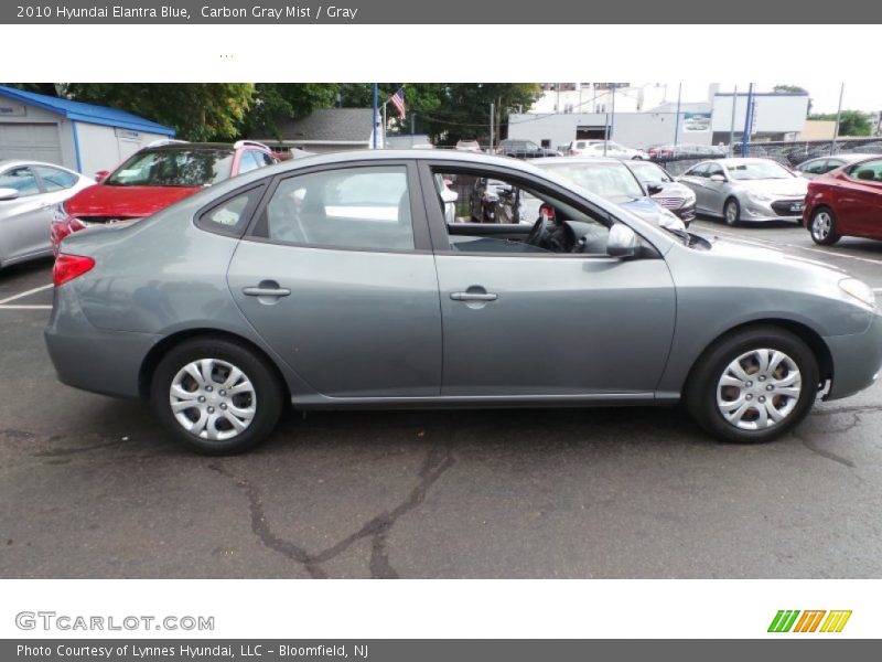 Carbon Gray Mist / Gray 2010 Hyundai Elantra Blue