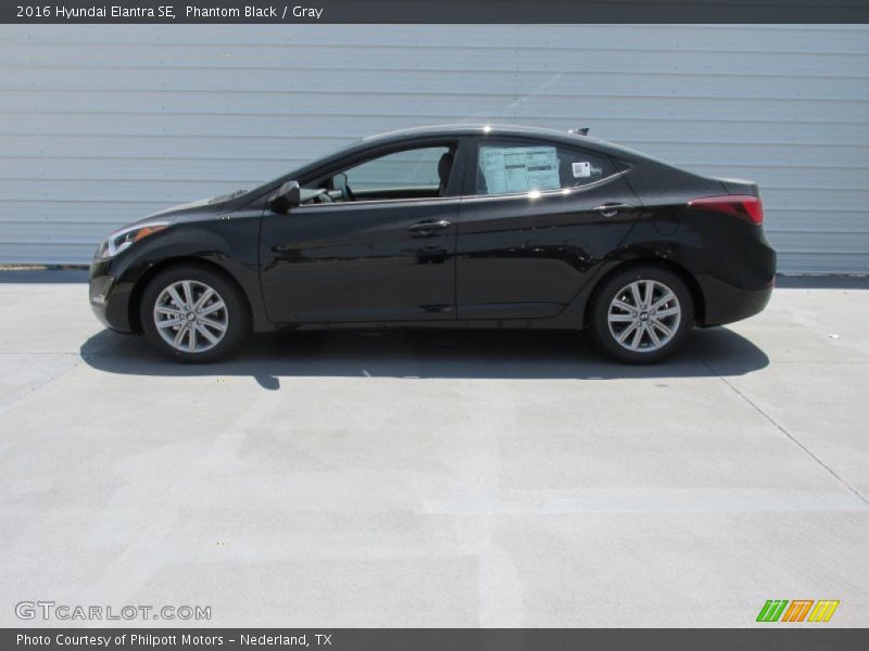 Phantom Black / Gray 2016 Hyundai Elantra SE