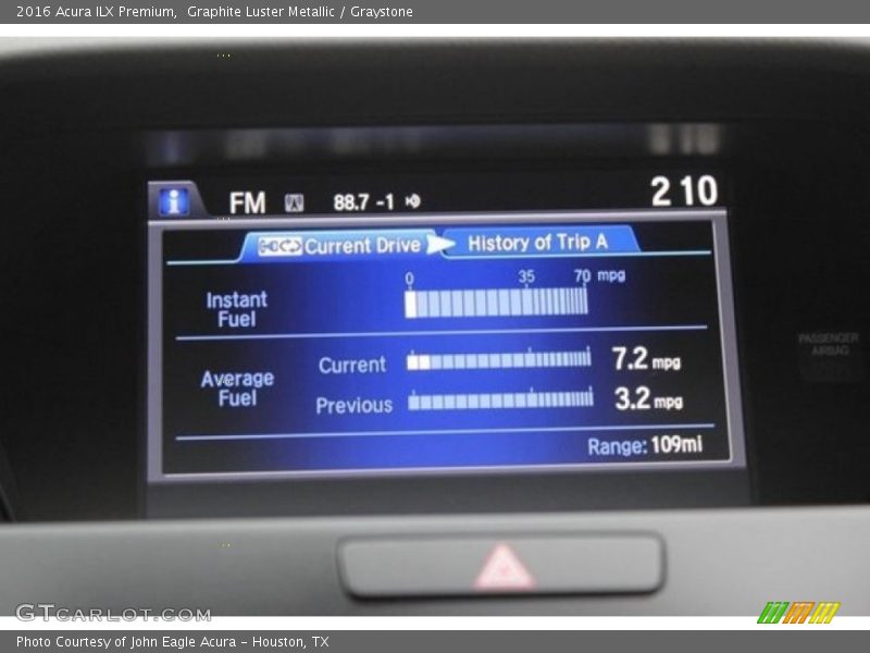 Graphite Luster Metallic / Graystone 2016 Acura ILX Premium