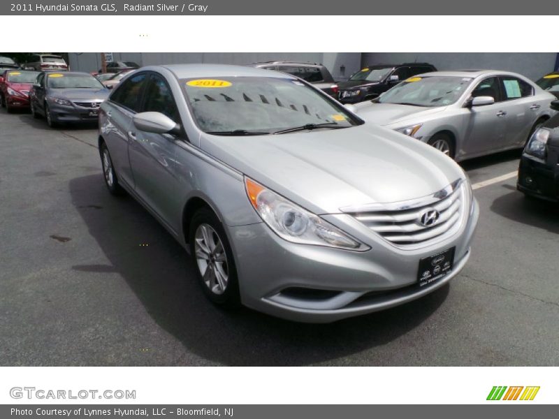 Radiant Silver / Gray 2011 Hyundai Sonata GLS