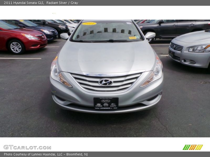 Radiant Silver / Gray 2011 Hyundai Sonata GLS