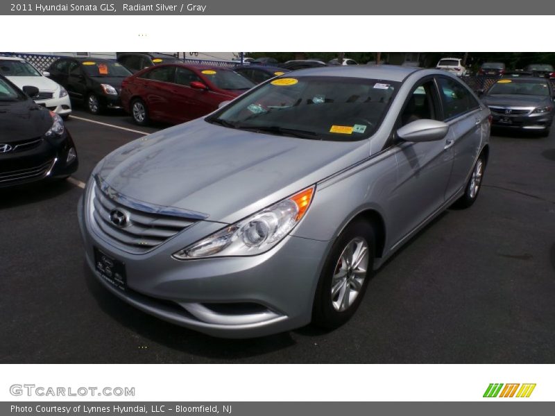 Radiant Silver / Gray 2011 Hyundai Sonata GLS