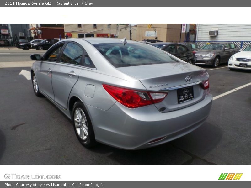 Radiant Silver / Gray 2011 Hyundai Sonata GLS