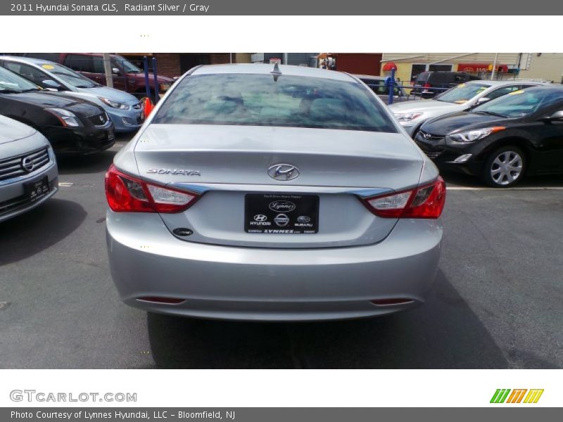 Radiant Silver / Gray 2011 Hyundai Sonata GLS